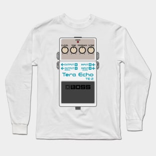 Boss TE-2 Tera Echo Guitar Effect Pedal Long Sleeve T-Shirt